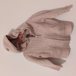 Baby Gap Knit Zip-up Girls Jacket